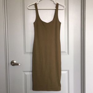 Olive Green Forever 21 Bodycon Dress
